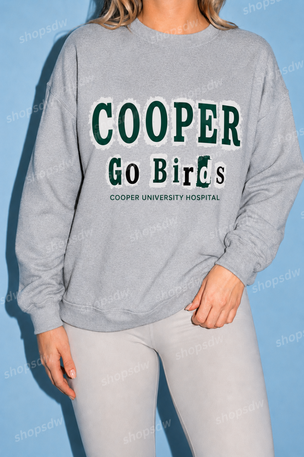 Cooper Go Birds Crewneck — Sport Grey